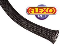 Techflex PTN0.50BK25 Flexo PET General Purpose 1/2-inch Braided Cable Sleeve, Black - 25 Foot (Original Version)