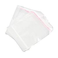 arricraft 1000pcs OPP Cellophane Bags Resealable Rectangle Clear Gift Bags for Necklace Earrings Hand Chain Packing, 140x110mm