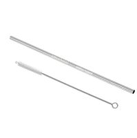 Personalized Lazer Designs Stainless Steel Straw with Brush 8 1/2"