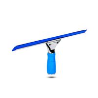 Stainless Steel All-Purpose Squeegee For Bathroom Floor Kitchen Wet Room Mirror Car Window Glass Cleaner Blue 1435cm