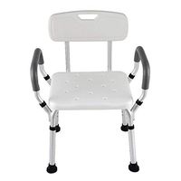 ZHAOYONGLI Bathing Aid for Bathroom Stool Seniors Bathing Chair Maternity Bathroom Bathing Chair Disabled Bathing Stool Bathing Chair with Armrest Backrest Household Bath Stool (Color : White)