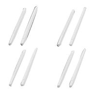 4 Pairs Glasses Non-Slip Cover Hypoallergenic Silicone Fixed Ear Hook,White,A