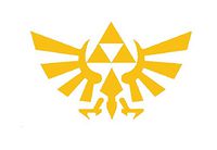 Creative Concepts Ideas Legend of Zelda Gold Yellow CCI Decal Vinyl Sticker|Cars Trucks Vans Walls Laptop|Yellow|6.0 x 3.6 in|CCI2227