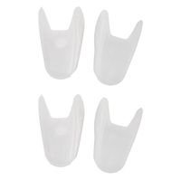 2 Pairs Silicone Gel Toe Separator Orthotics Toe Spacers Correct Overlapping Stretchers Bunion Relief Guard Cushion L
