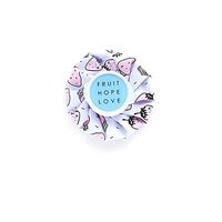 Funny Hot Water Bag-Round Shape Hot-Water Bag Bottle Adorable PVC Cartoon Pattern Winter Water Container (Size : Strawberry)