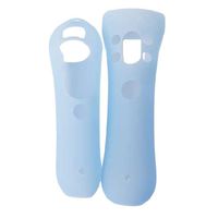 OSTENT Soft Silicone Skin Cover Case Pouch Sleeve Compatible for Sony PS3 Motion Move Controller Color Blue