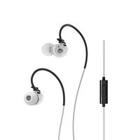 MEE audio Sport-Fi M3P In-Ear Headphones with Memory Wire and Inline Microphone and Remote (White)