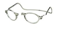 Clic Magnetic Classic Reading Glasses in Smoke +3.00