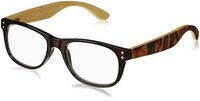 Peepers by PeeperSpecs Redwoods Square Reading Glasses, Brown, 50 mm, +1.00
