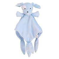 Baby Plushy Security Blanket Animal Spunky Buddy Puppy Bunny Elephant Monkey Stuffed Plush Cotton Crib Toy (Color : Puppy)