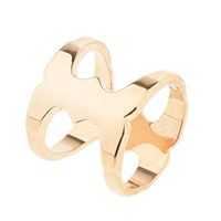 Elegant Geometric Cylinder Scarf Ring Buckle Clip Holder Jewelry Buckle Ring Popular Creation Party Girls Jewerly Style Accesories | Color - Rose Gold