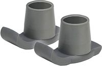 NOVA Walker Glide Skis, Universal Fit, One Pair, Gray