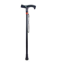 Qi Peng Crutches - Smart Cane Old Non-Slip Cane with Light MP3 Radio Multi-Function Trekking Pole Adjustable Telescopic Walking Stick Crutch