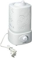White Double Nozzle Ultrasonic Aroma Diffuser Large Capacity Humidifier with Waterless Auto Shut-off for Spa Home Office