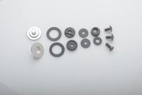 Bell 2020014 ~ SV (SE07) Pivot KIT & Screws Silver