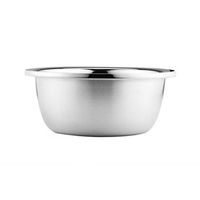 Home big wrist Stainless Steel Pot Thicker Soup Basin Deepen Wash Vegetables Pots Round Cooking Pots Soup Bowl Washbasin Decorative hotel retro soup bowl (Color : 18cm)