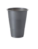 Exquisite 12 oz Silver Plastic Cups II 50 Count Bulk Pack Disposable Party Cups II Premium Quality Plastic Tumblers for Parties