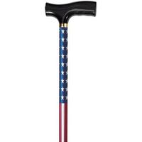 Carex Derby Designer Cane, U.S. Flag, 0.75 Pound by Carex Health Brands