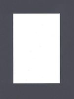 Pack of 5 11x14 Navy Blue Picture Mats with White Core for 8x10 Pictures