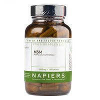 Napiers MSM Methyl Sulphonyl Methane, 1000mg - 120 Capsules