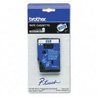 3/8" (9mm) White on Blue P-touch TC Tape for Brother PT-10, PT10 Label Maker