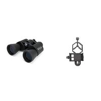 Celestron UpClose G2 10x50 Porro Binocular, 71256 with Basic Smartphone Adapter 1.25"