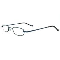 MLC EYEWEAR  Rectangle Fashion Reading Glass Blue Frame with Power Vision + 2.75