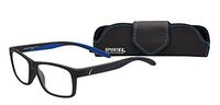 Sportex Reading Glasses Anti-Reflective Plastic Men's Readers, Blue, 2.50