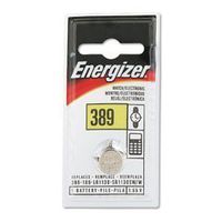 Energizer 1.5v Miniature Battery, Size 389, 1 Battery per Pack