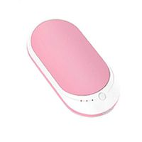 WF Hot Water Bag - Hand Warmer Charging Po Student Dormitory Charging Warm Foot Po Mini Waterproof (Color : Pink)