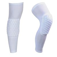 Tinffy Honeycomb Breathable Outdoor Leg Protection Sleeve Basketball Kneepad Knee Braces Compression Sleeve Knee Support for Running, Workout, Basketball, Sports, Faster Injury Recovery, Men Women