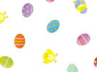 Pack Of 1, 30" X 100' Easter Chicks Cello Roll 1.0 Mil For Party, Christmas, Holiday & Special Gift Packaging Occasion