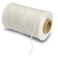 White Waxed Lacing Tape 500 Yard Spool