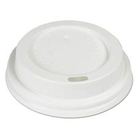 Boardwalk HOTWH8 Hot Cup Lids, Fits 8 oz Hot Cups, White, 1000/Carton