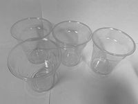 8oz Clear Plastic Disposable Cups - Premium 8 oz (ounces) Crystal Clear PET Cup (No Lids) for Cold Drinks Iced Coffee Tea Juices Smoothies Slush Soda Cocktails Beer Sundae Kids Safe (1000)
