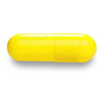 Empty Gel Caps Empty Gelatin Capsules, 1000 pcs, Size 00, Yellow, (Joined)