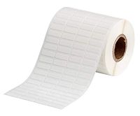 Brady THT-14-498-5-SC Thermal Transfer Printer Labels, 0.650" Width x 0.200" Height, White