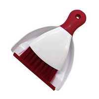 Dust Pan and Brush, Tiumso Mini Hand Broom and Dustpan Set, Dust Pan Brush Nesting Tiny Cleaning Broom, Dust Pan and Brush Set for Table, Desk, Countertop, Key Board, Cat, Dog and Other Pets, Dustpan