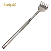 Vivona Portable Stainless Steel Telescopic Handy Pocket Massager Healthy Care Itching Back Scratcher Tool
