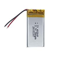 150ea 4X20X40mm 280mAH 3.7V Battery Rechargeable liPO Battery Cell with Protect Circuit Board and Wires Lithium Polymer Battery
