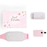 Jonly Warm Palace Belt, Portable Mobile Power Charging Far Infrared Heated Ultra-Thin Electric Abdominal Graphene Warm Palace Belt - Women,Gray