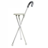 DSHUJC Aluminum Alloy Crutch Chair Portable Walking Cane Stool Pipe Diameter 22mm Medical Aid Crutch Chair Suitable for The Elderly as a Gift