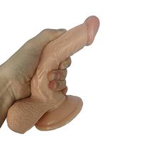 Female Utensils 7.09 Inch Realistic Toy Personal Relax Tools for Man and Women with Powerful Suction Cup