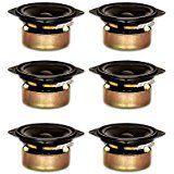 Goldwood Sound, Inc. Stage Subwoofer Shielded 4" Woofers 70 Watt each 4ohm Replacement 6 Speaker Set GW-204/4S-6