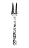 Elegant Silver-like Disposable Hammered Effect Forks, 160 Peices