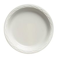 Genpak 71000 Aristocrat Plastic Plates, 10 1/4 Inches, White, Round, Pack of 125 (Case of 4 Packs)
