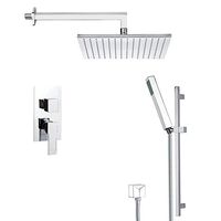 Remer SFR7509-CR SFR7509 Autunno Contemporary Shower Faucet with Sliding Rail, Polished Chrome