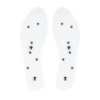 AutumnFall Magnetic Massage Shoe Insoles Gel Pad Therapy Acupressure Foot Care Pad Cushion for Men Women (US Size 6-11, Clear)