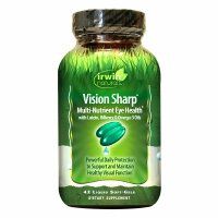 Irwin Naturals Vision Sharp Multi-Nutrient Eye Health with Lutein, Bilberry & Omega-3 Oils - 42 Liquid Soft-Gels