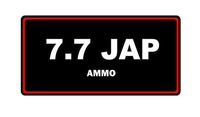7.7 Jap Ammo Label Can Vinyl Decal Sticker